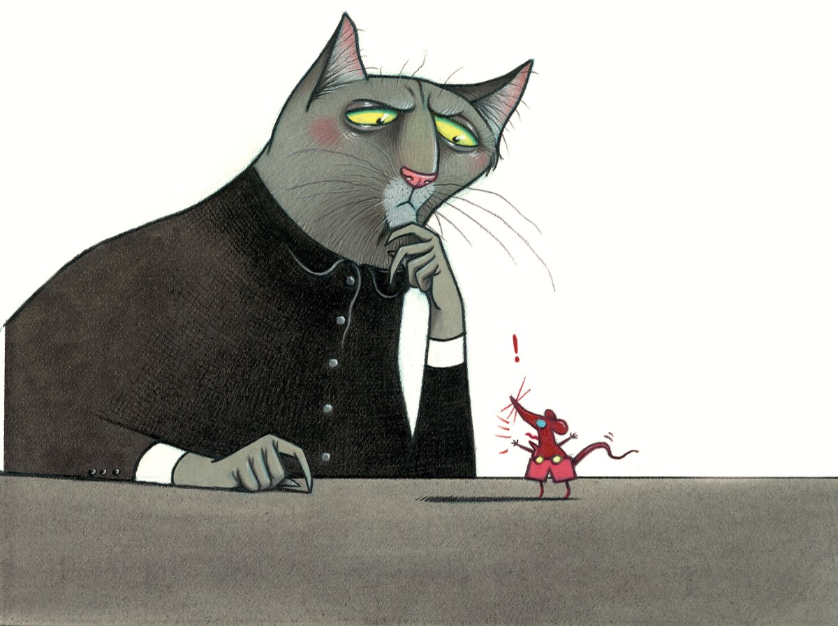 Katze/Maus - 200 x 250  480 €