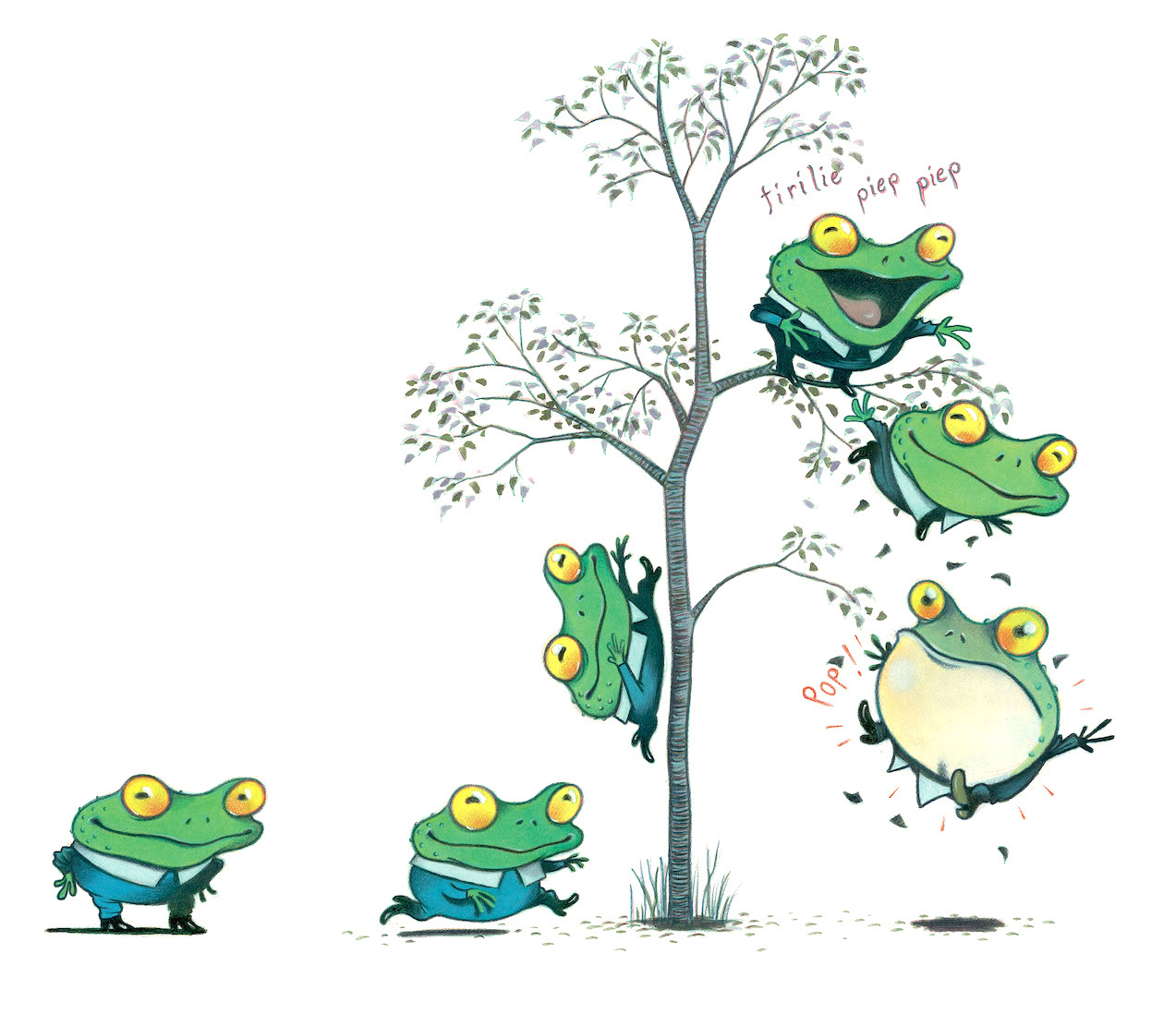 Fink und Frosch